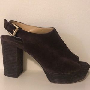 Michael Kors Suede Mules